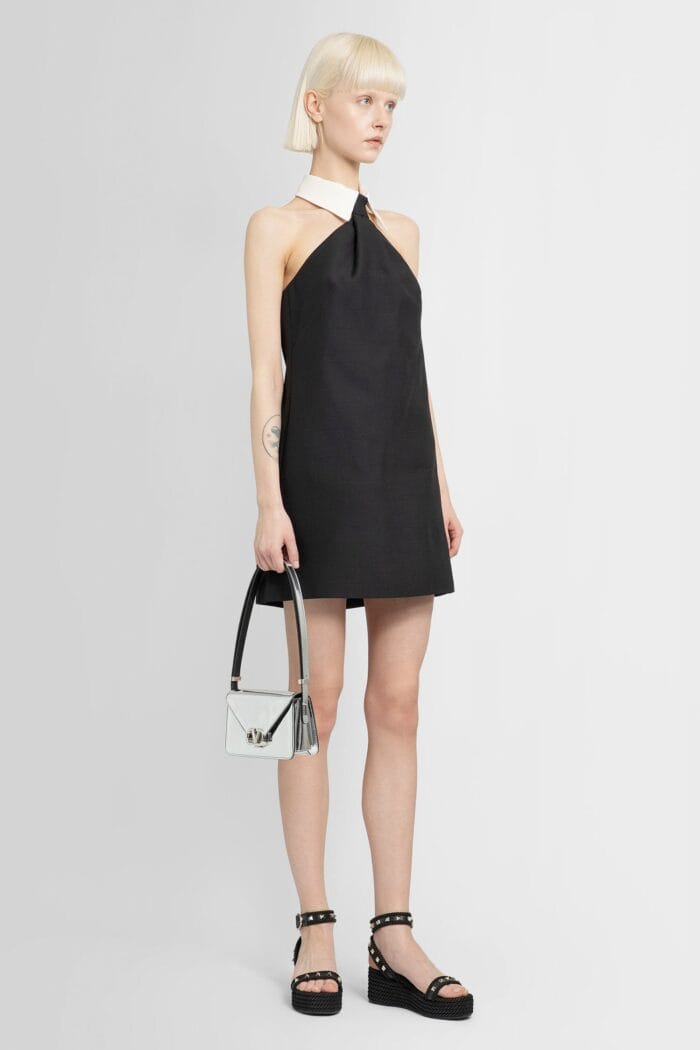 VALENTINO Crepe Couture Short Dress