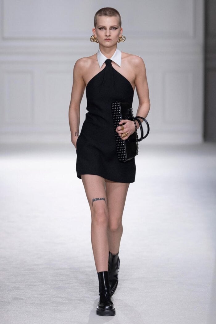 VALENTINO Crepe Couture Short Dress