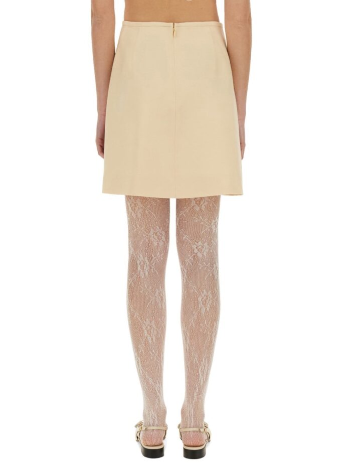 Valentino CREPE COUTURE SHORT SKIRT
