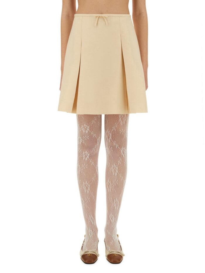 Valentino CREPE COUTURE SHORT SKIRT