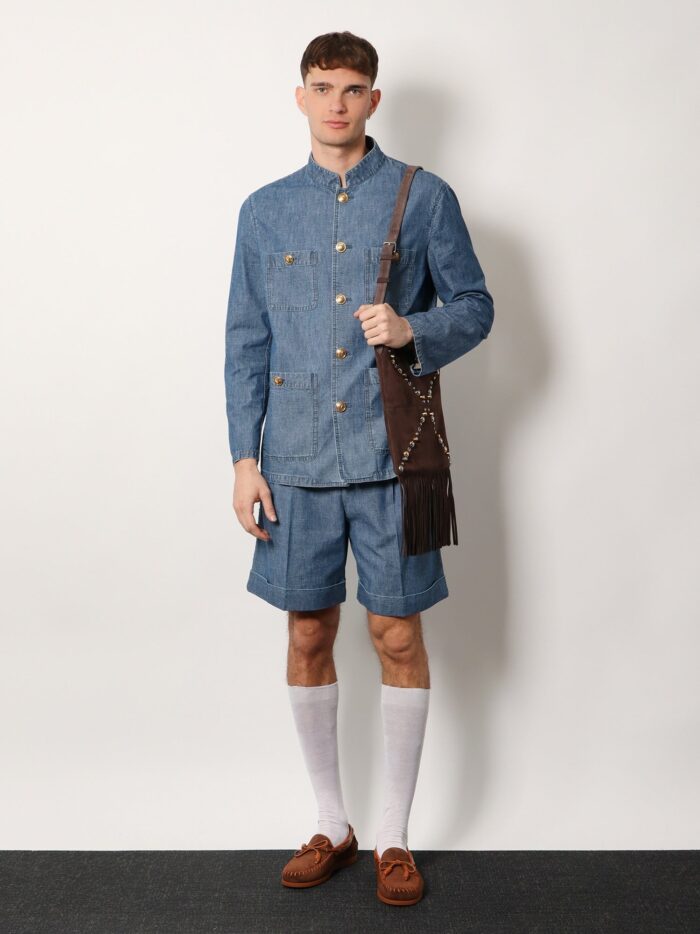 Valentino Garavani Valentino Denim Sahariana Jacket