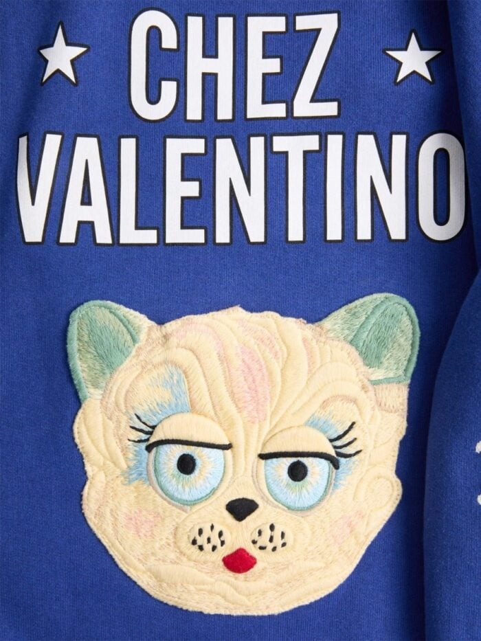 Valentino EMBROIDERED COTTON SWEATSHIRT