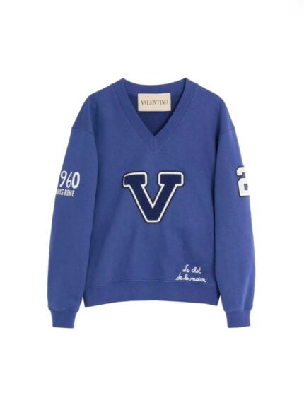 Valentino EMBROIDERED COTTON SWEATSHIRT