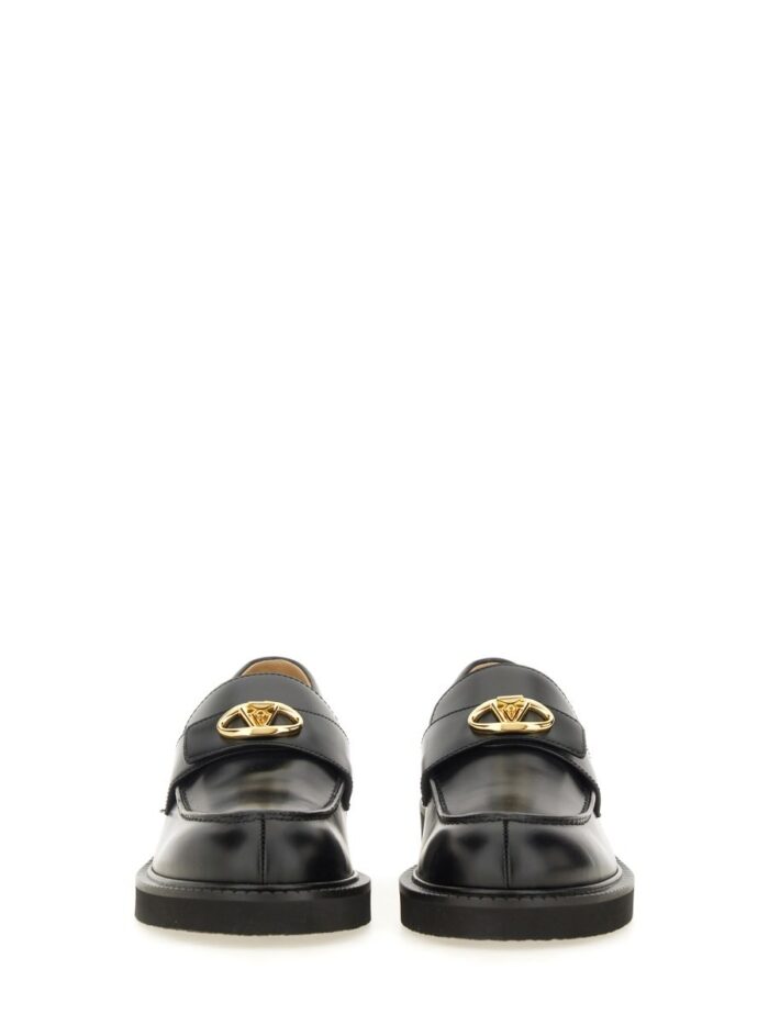 Valentino Garavani 40MM CALFSKIN "VLOGO LOCKER" LOAFER