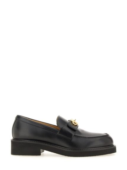 Valentino Garavani 40MM CALFSKIN "VLOGO LOCKER" LOAFER