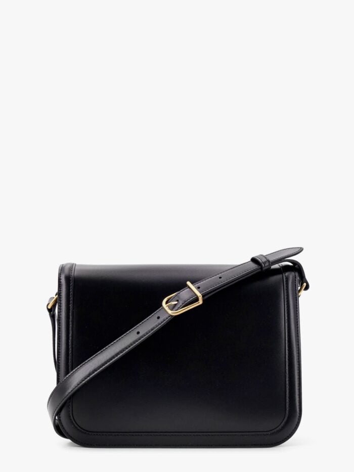 Valentino Garavani 9to5 Leather Shoulder Bag With Vlogo Signature Closure
