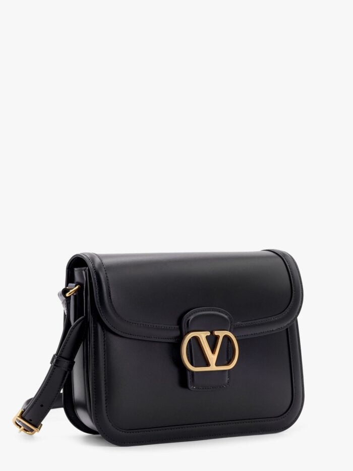 Valentino Garavani 9to5 Leather Shoulder Bag With Vlogo Signature Closure