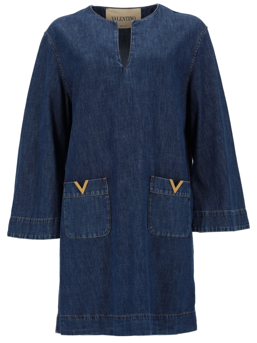 Valentino Garavani ABITO IN DENIM "CHAMBRAY"