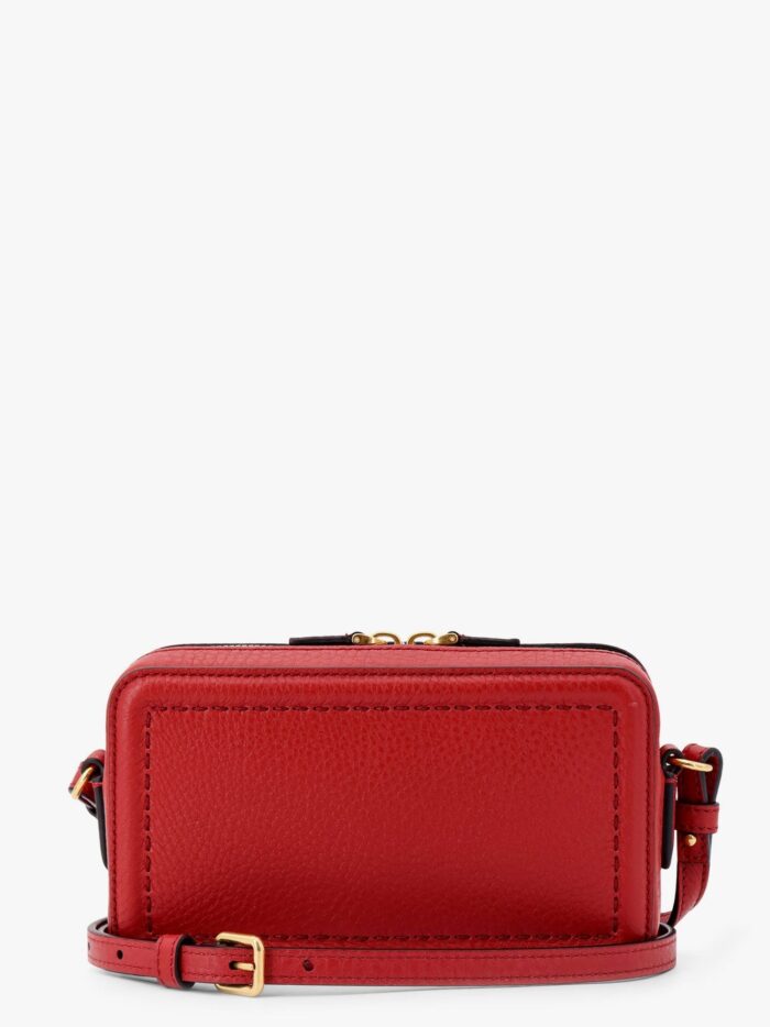 Valentino Garavani Alltime Leather Shoulder Bag With Vlogo Signature Detail
