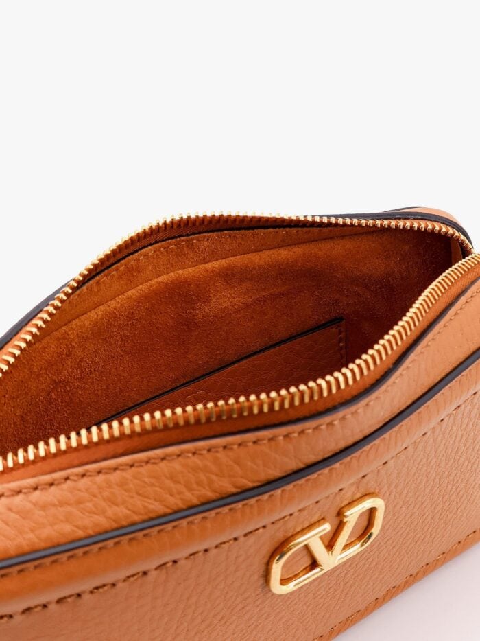 Valentino Garavani Alltime Leather Shoulder Bag With Vlogo Signature Detail