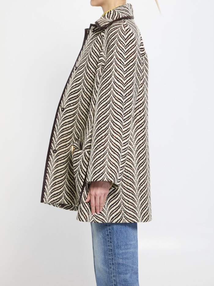 Valentino Garavani Animalier peacoat