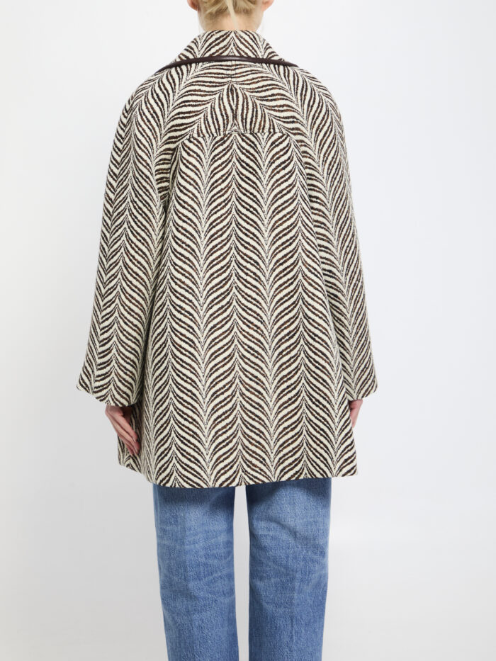 Valentino Garavani Animalier peacoat