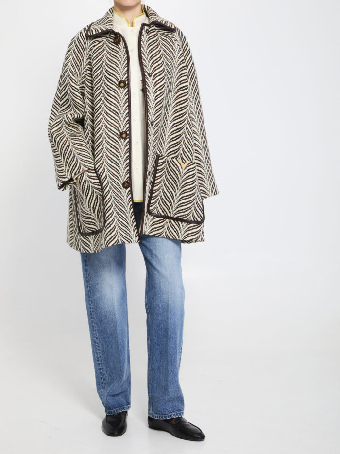 Valentino Garavani Animalier peacoat