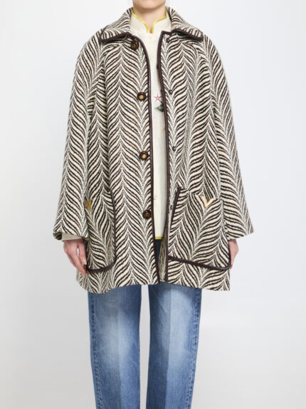 Valentino Garavani Animalier peacoat