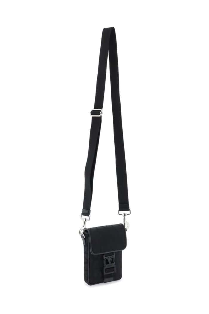 VALENTINO GARAVANI Black Iconographe Mini Crossbody Bag