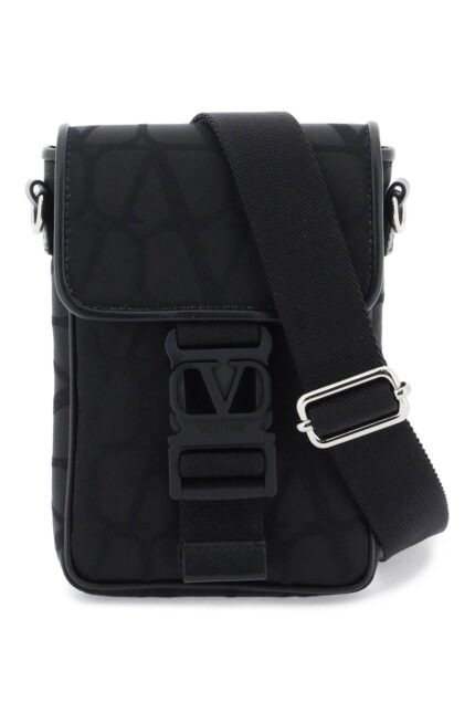 VALENTINO GARAVANI Black Iconographe Mini Crossbody Bag