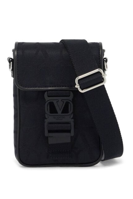 VALENTINO GARAVANI Black Iconographe Mini Crossbody Bag