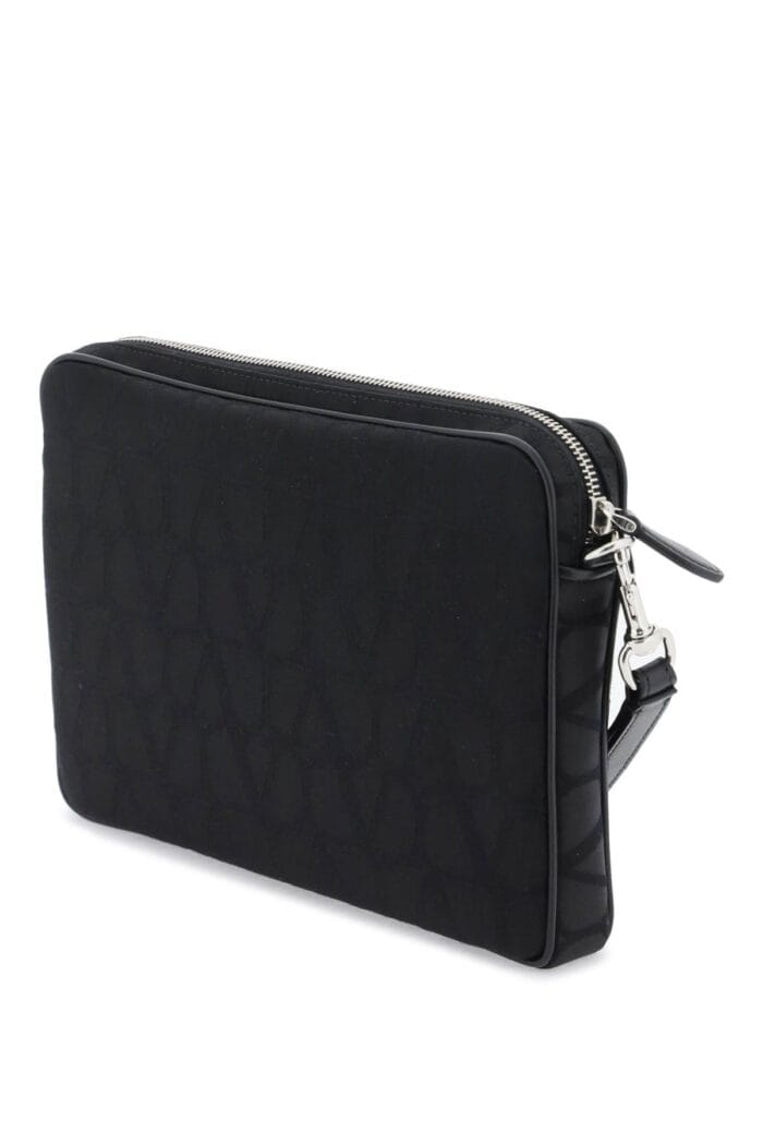 VALENTINO GARAVANI Black Iconographe Pouch