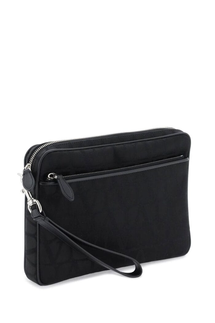 VALENTINO GARAVANI Black Iconographe Pouch