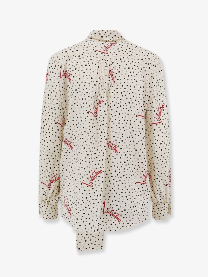 Valentino Garavani Bollicine Plusdepois Crepe De Chine Shirt