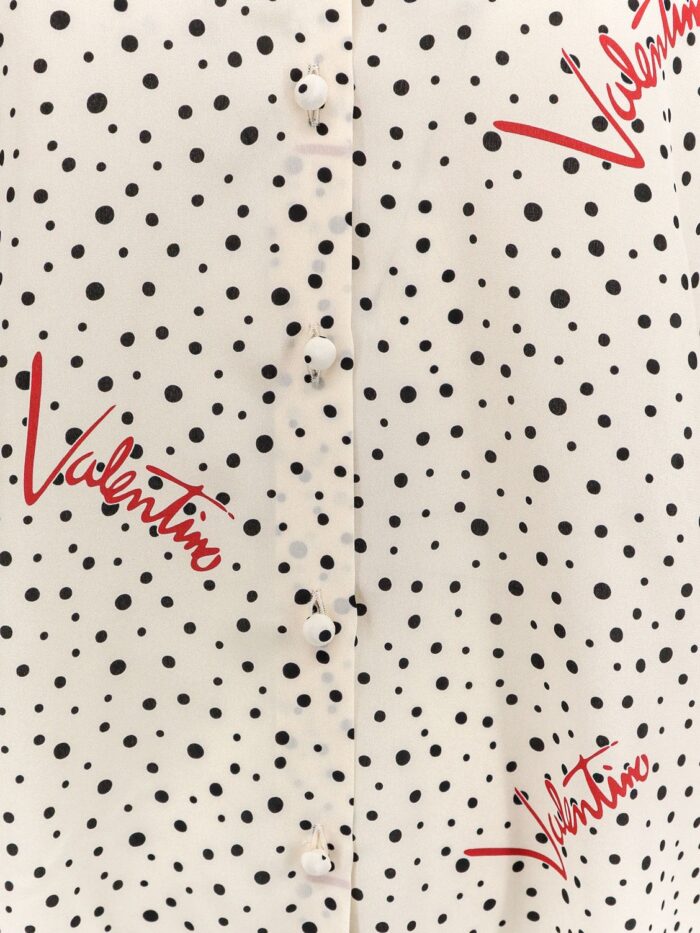 Valentino Garavani Bollicine Plusdepois Crepe De Chine Shirt