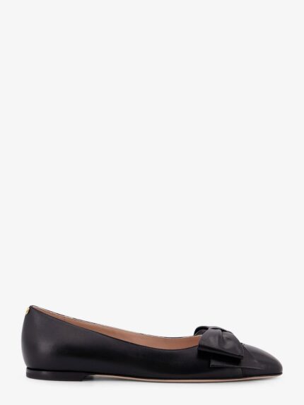 Valentino Garavani Bowow Leather Ballerinas