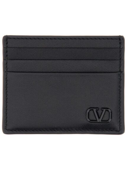 Valentino Garavani CALFSKIN "VLOGO SIGNATURE" CARD HOLDER