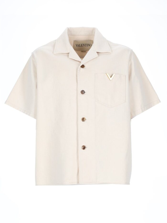 Valentino Garavani CAMICIA CON DETTAGLIO "VGOLD"