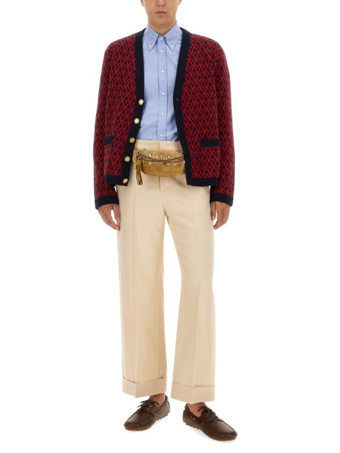 Valentino Garavani CARDIGAN WITH "TOUTE LA V" PATTERN