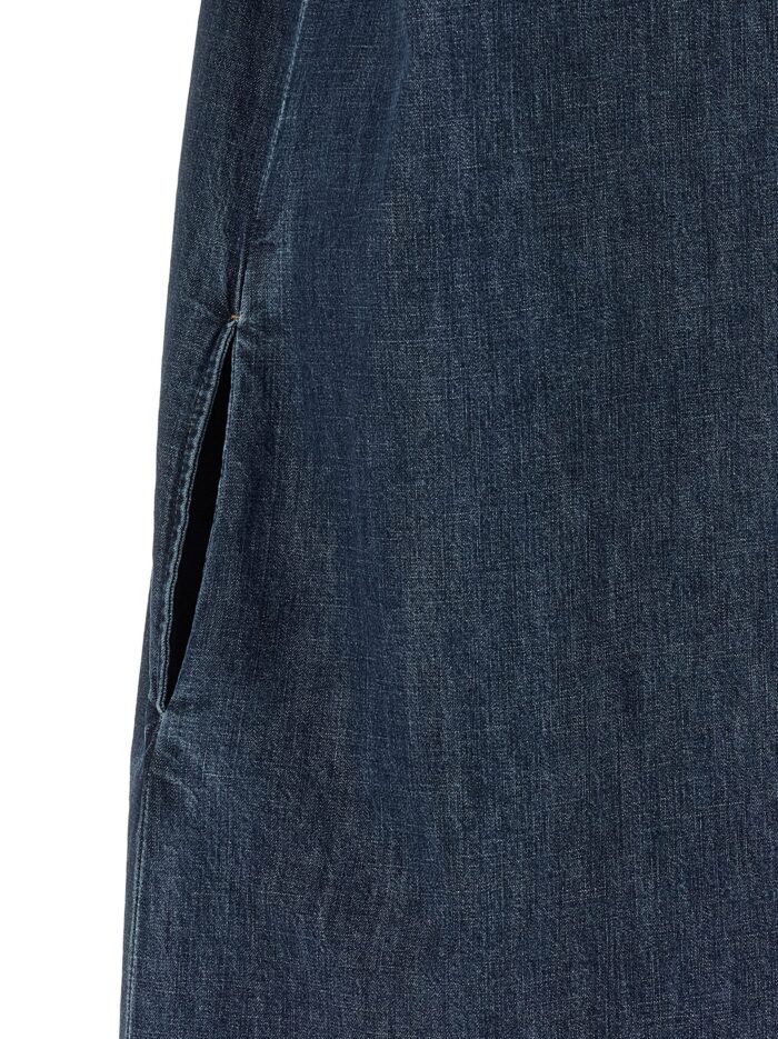 Valentino Garavani Chambray 'VLogo' Denim Dress