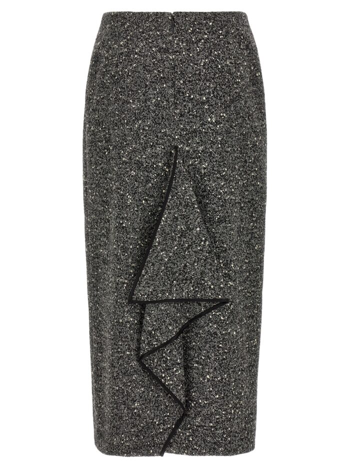 Valentino Garavani Chevron Bouclé Skirt