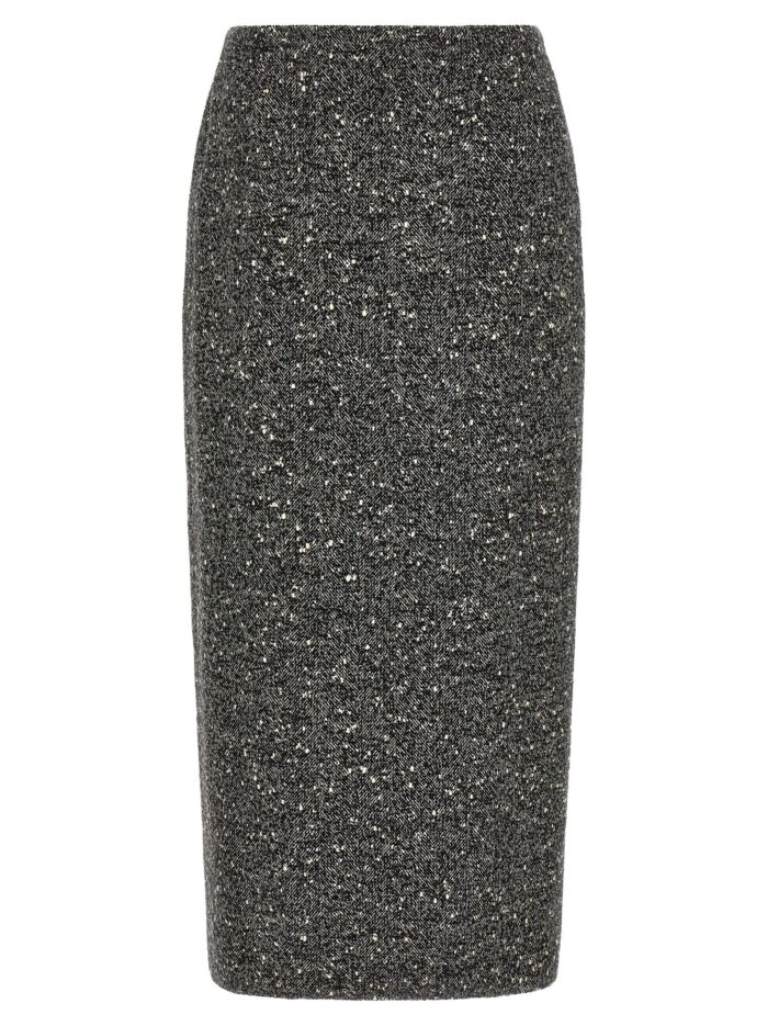 valentino garavani chevron bouclé skirt Valentino Garavani Chevron Bouclé Skirt
