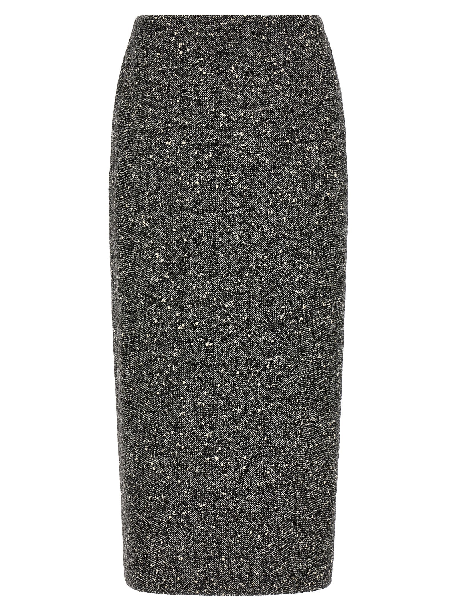 Valentino Garavani Chevron Bouclé Skirt