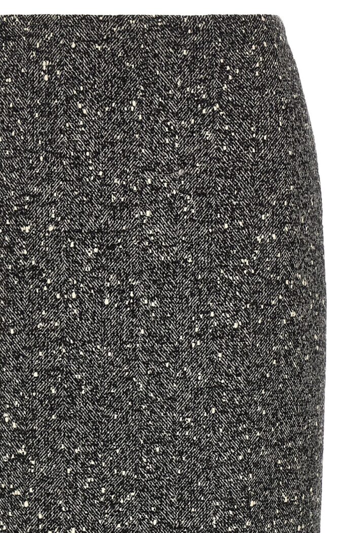 Valentino Garavani Chevron Bouclé Skirt