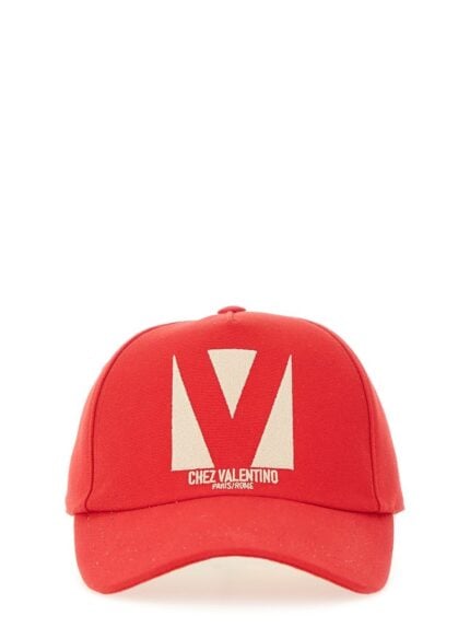 Valentino Garavani "CHEZ VALENTINE" BASEBALL HAT