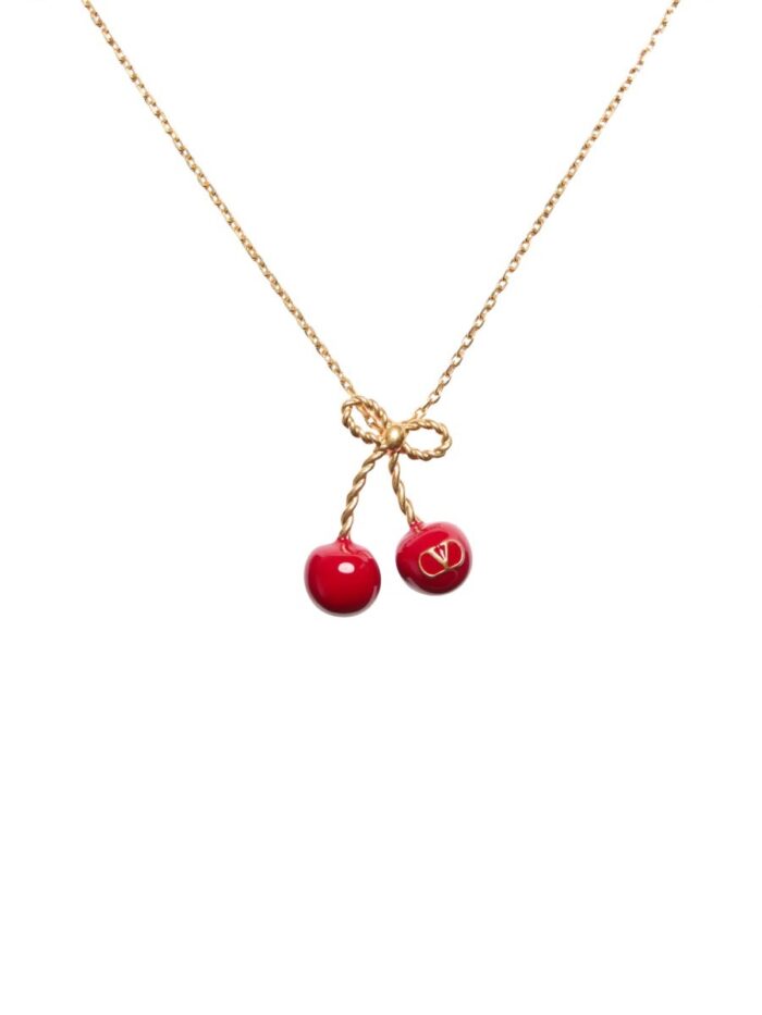 Valentino Garavani CHEZ VALENTINO" CHERRYFIC NECKLACE