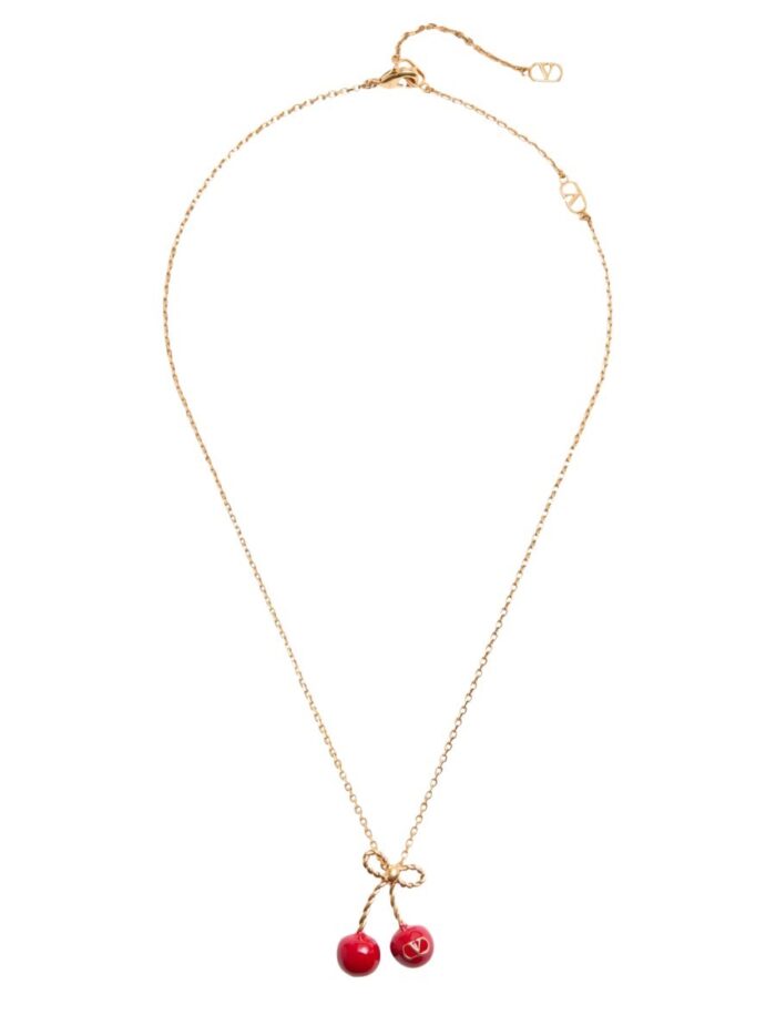 Valentino Garavani CHEZ VALENTINO" CHERRYFIC NECKLACE