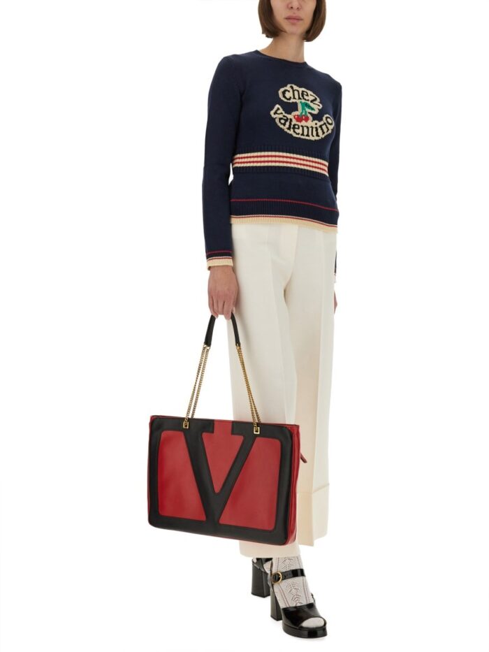 Valentino Garavani "CHEZ VALENTINO" COTTON SWEATER