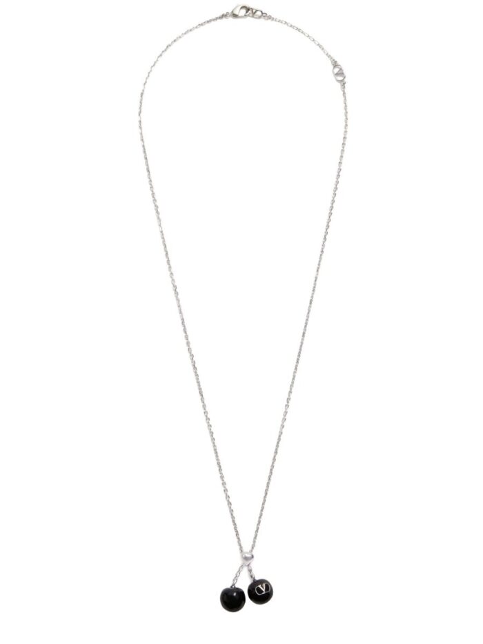 Valentino Garavani CHEZ VALENTINO METAL AND ENAMEL NECKLACE