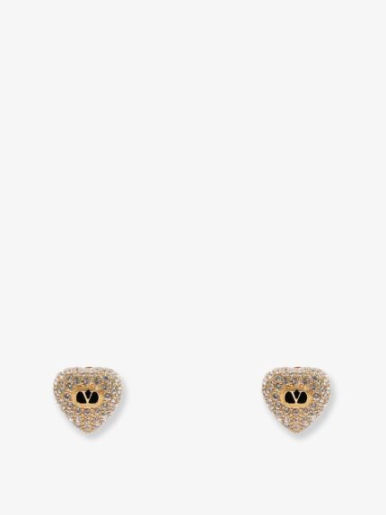 Valentino Garavani Coeur Royal Metal And Swarovski® Crystals Earrings