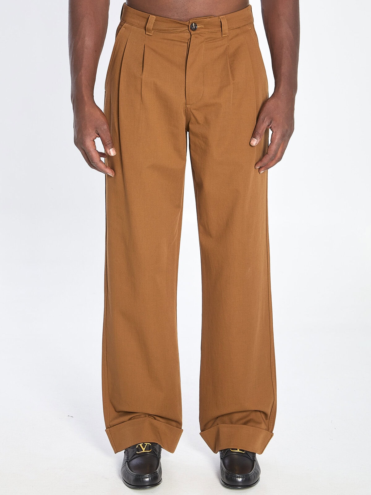 Valentino Garavani Cotton gabardine trousers