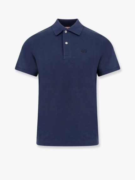 Valentino Garavani Cotton Piquet Polo Shirt With Vlogo Embroidery