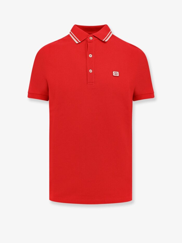 Valentino Garavani Cotton Polo Shirt With Vlogo