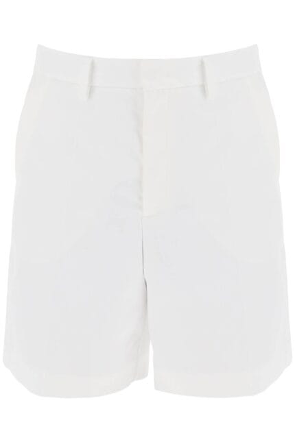 VALENTINO GARAVANI Cotton Poplin Bermuda Shorts For