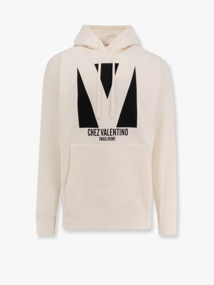 Valentino Garavani Cotton Sweatshirt With Chez Valentino Print