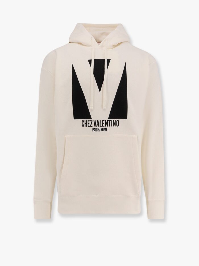 Valentino Garavani Cotton Sweatshirt With Chez Valentino Print