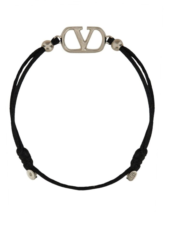 Valentino Garavani COTTON "VLOGO SIGNATURE" BRACELET