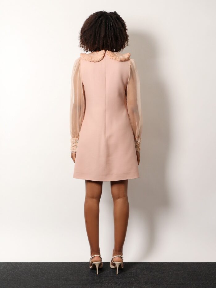 Valentino Garavani Couture Crepe Dress With Laces Profiles