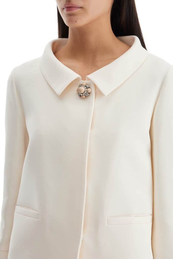 VALENTINO GARAVANI Crepe Couture Jacket For