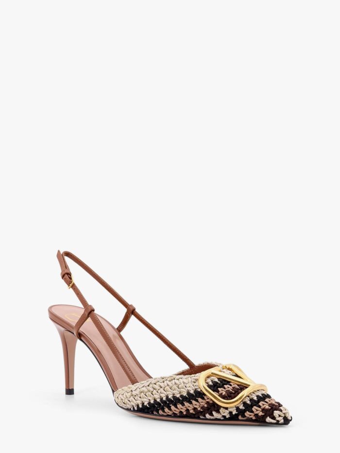 Valentino Garavani Crochet Fabric Slingback